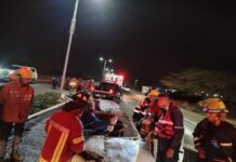 Extinguen incendio de vehículo en la avenida principal de Judibana