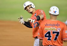 Caribes repitió contra Bravos