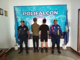 Polifalcón aprehendió a dos jovenes por agredir a un adolescente en Tocópero