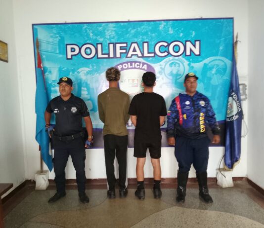 Polifalcón aprehendió a dos jovenes por agredir a un adolescente en Tocópero