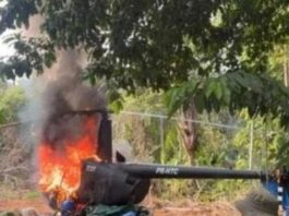 Fuerza Aérea Brasileña destruyó helicóptero proveniente de Venezuela