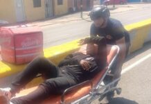 Motorizado resulta lesionado durante accidente en Las Margaritas