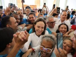 Así fue la llegada de María Corina Machado