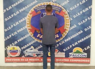 Capturado por agredir físicamente a su pareja en Punto Fijo