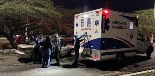 Lesionado motorizado en colisión con vehículo que se dio a la fuga en Punto Fijo