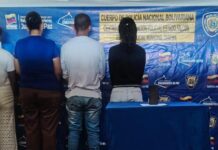 Cuatro personas detenidas por robo y agresiones en Puerto Cumarebo
