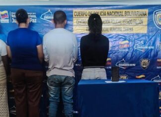 Cuatro personas detenidas por robo y agresiones en Puerto Cumarebo