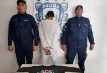 Polifalcón atrapa a sujeto tras veloz persecución que inició en centro comercial de Coro