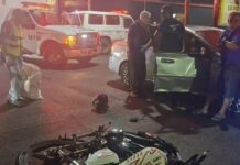 Tres heridos tras dos colisiones en Carirubana