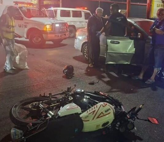 Tres heridos tras dos colisiones en Carirubana